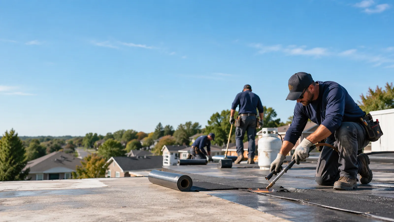 Flat Roof Leak Repair providers in Gladstone, IL